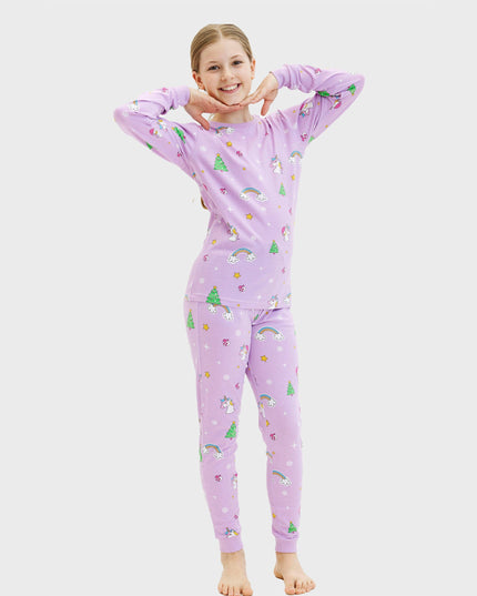 Unicorn Christmas Pajamas for Kids