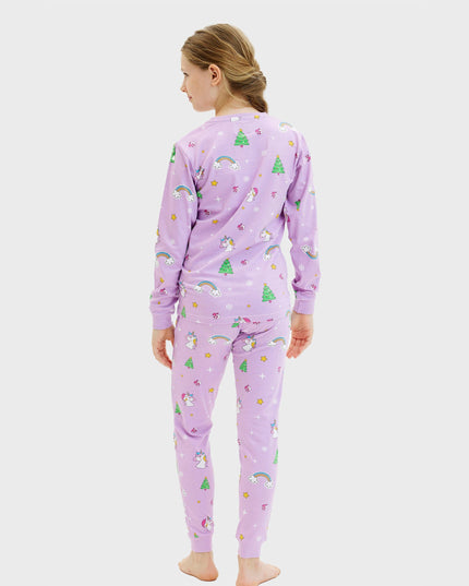 Unicorn Christmas Pajamas for Kids