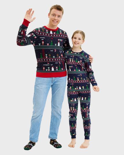 Vintage Gamer Christmas Sweater - Men