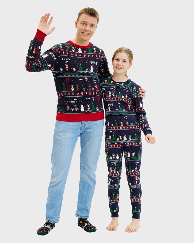 Vintage Gamer Christmas Sweater - Men