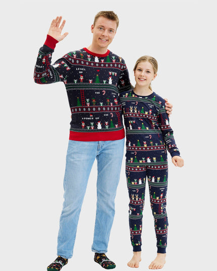 Vintage Gamer Christmas Sweater for Women