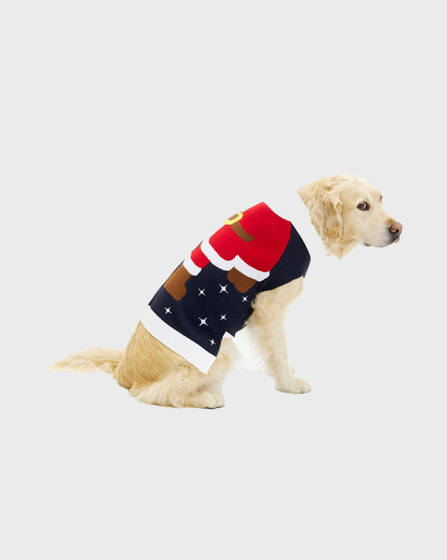 Santa's Little Helper Dog Sweater for Pets