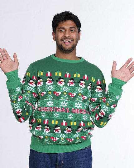 Green Mood Christmas Sweater