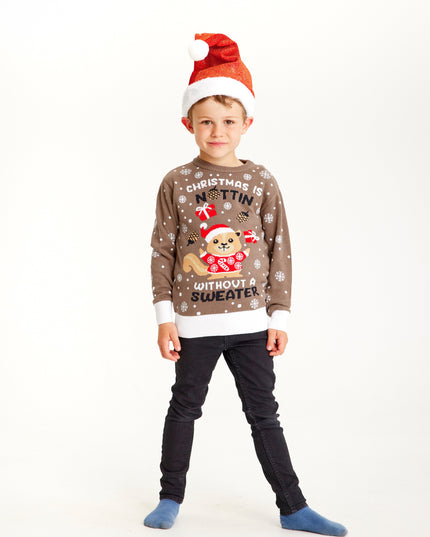 Christmas Is Nuttin Without A Sweater for Kids
