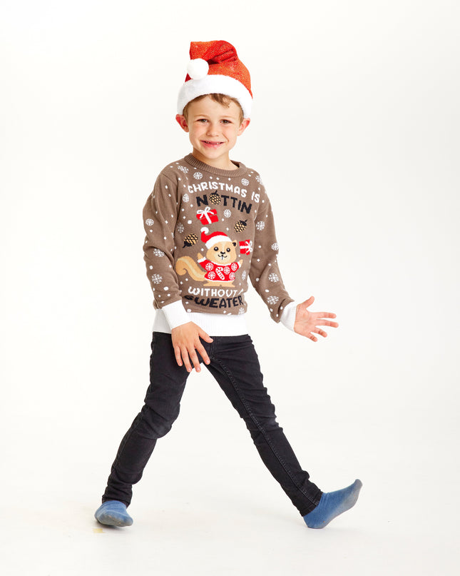 Christmas Is Nuttin Without A Sweater for Kids