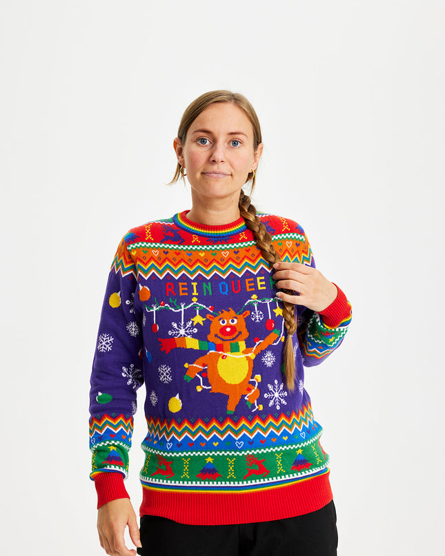 Reinqueer Christmas Sweater - Women's