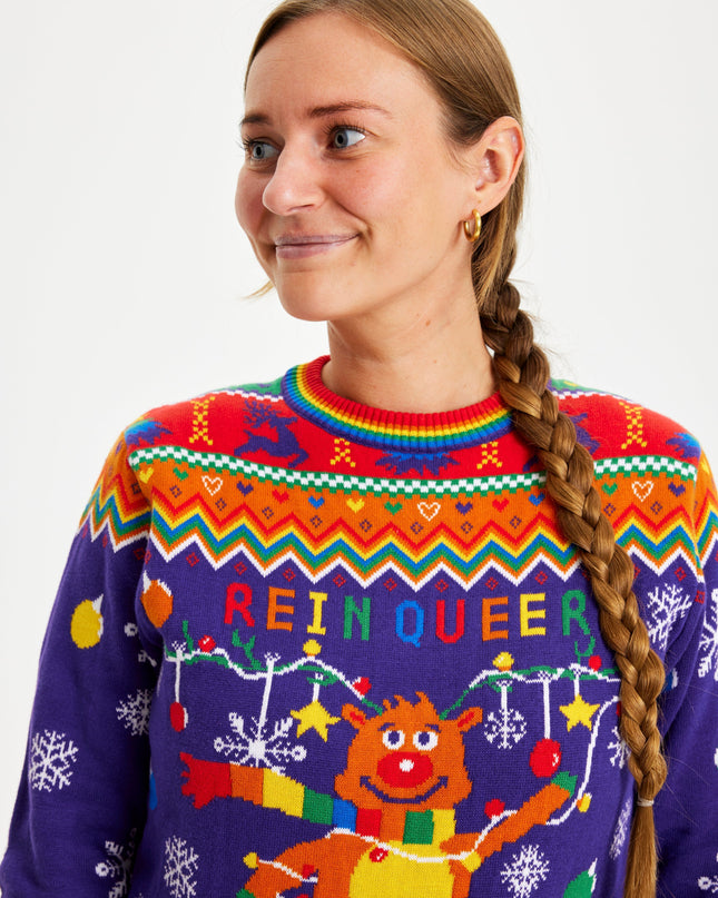 Reinqueer Christmas Sweater - Women's