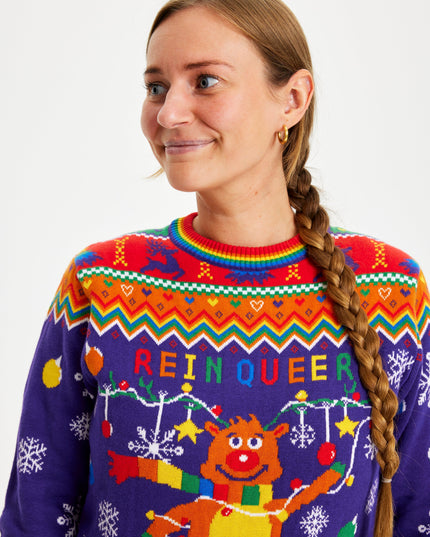 Reinqueer Christmas Sweater for Women