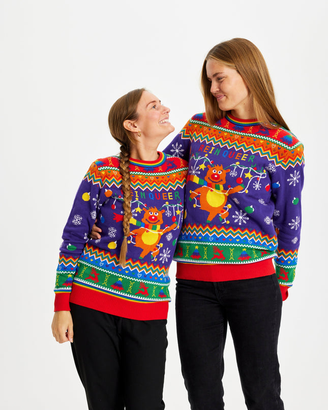 Reinqueer Christmas Sweater - Women's