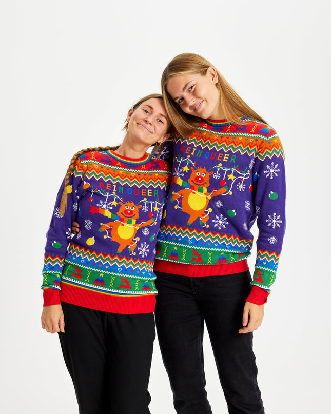 Reinqueer Christmas Sweater - Women's