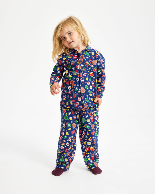 Crazy Flannel Christmas Pajama for Kids