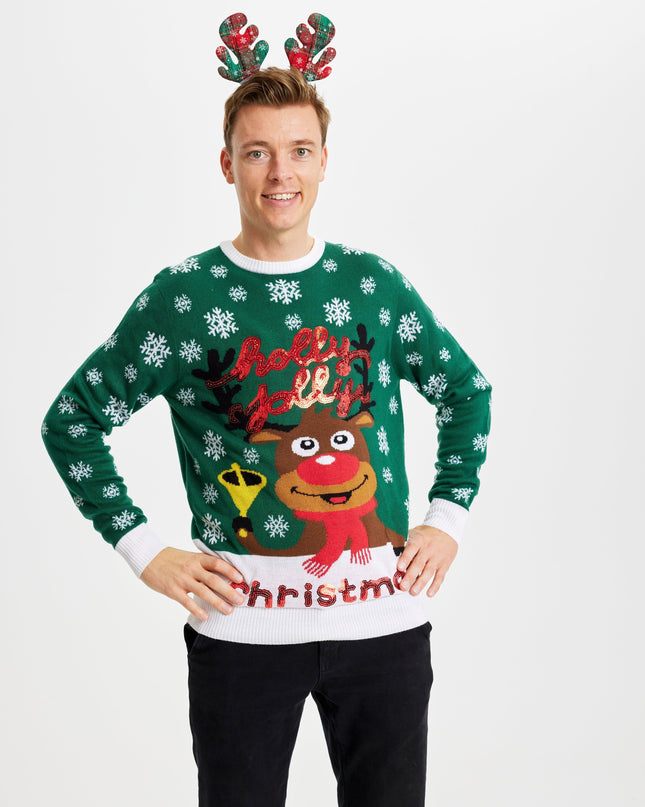 Holly Jolly Christmas Sweater for Men