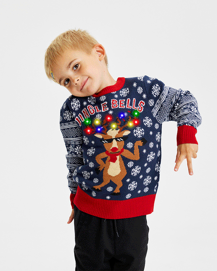 Jingle Bells Christmas Sweater for Kids