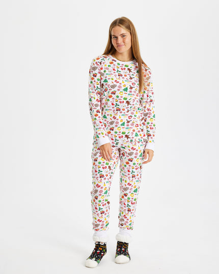 White Christmas Pajamas for Women