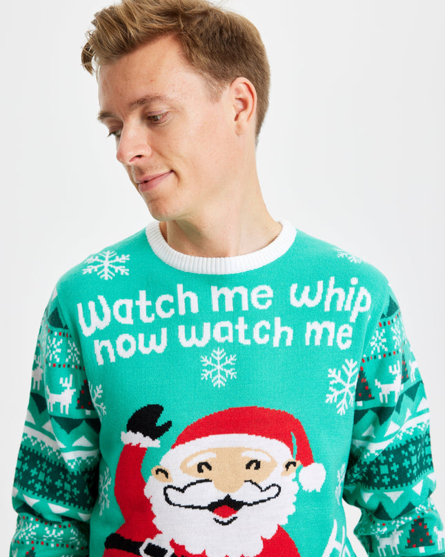 "Watch Me Whip" Christmas Sweater for Men - Popular Choice