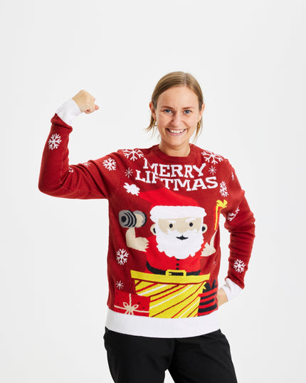 Merry Liftmas Sweater for Women