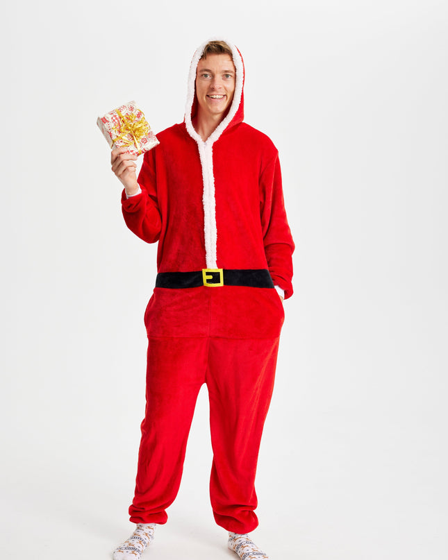Santa's Jumpsuit for Men - Fun Christmas Pajamas for Everyone