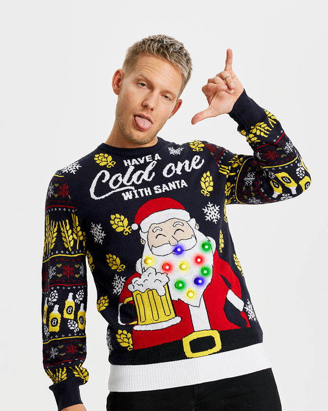 Have A Cold One With Santa Sweater for Men