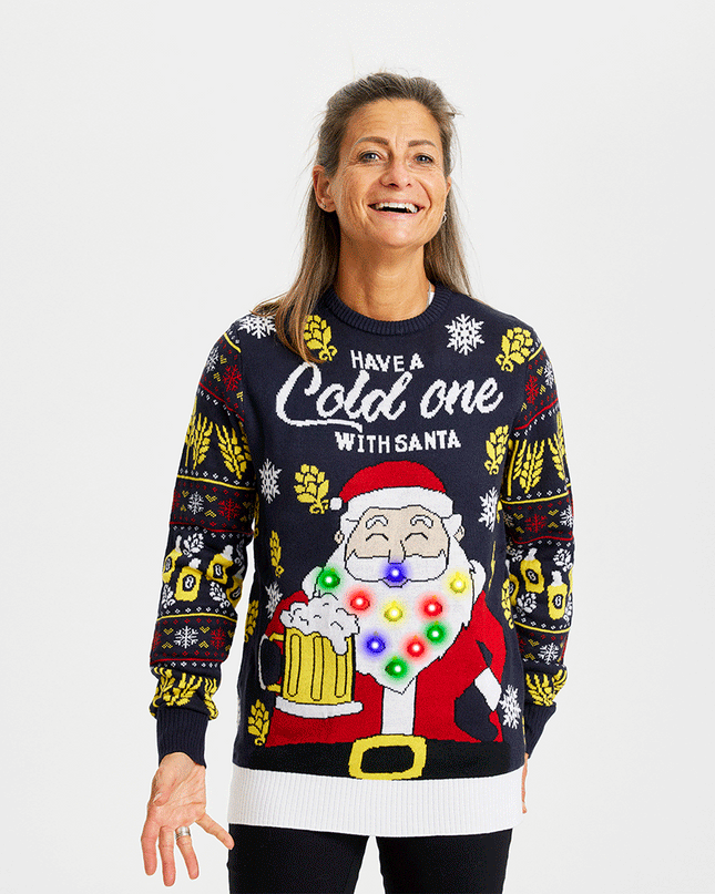 Have A Cold One With Santa Sweater for Women