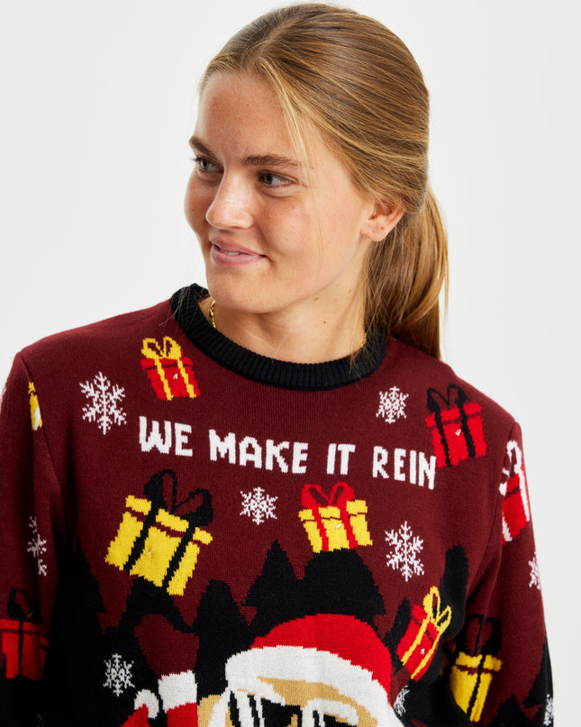 Make It Rein Women's Light-Up Christmas Sweater