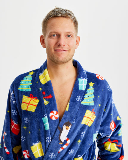 Navy Bathrobe