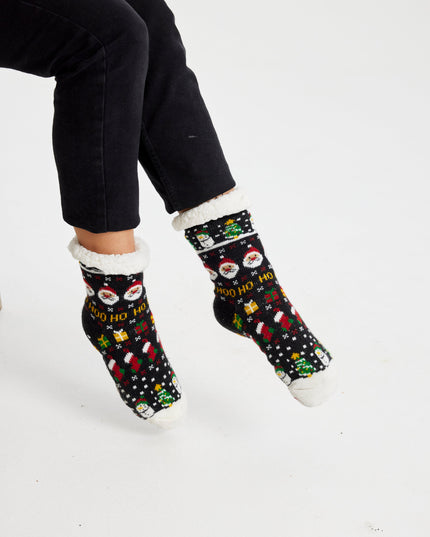 Cozy Christmas Socks - Design 11