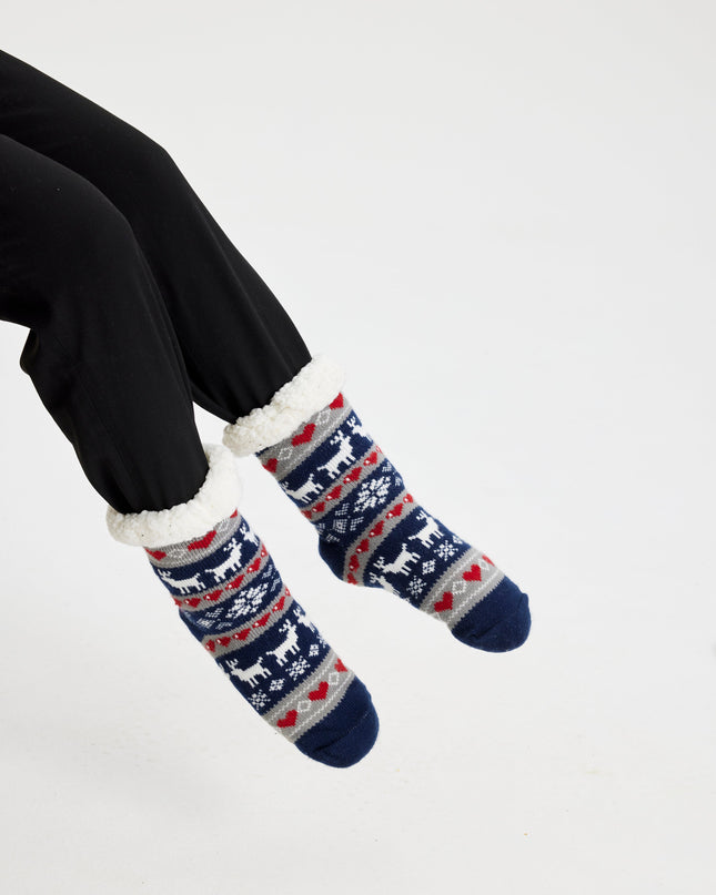 Cozy Christmas Socks - Design 6