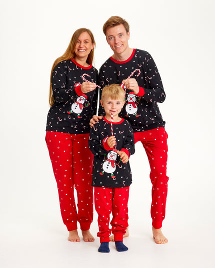 Flying Snowman Pajamas - Kids