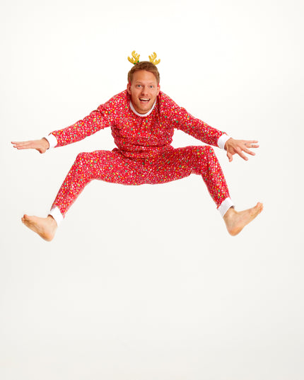 Crazy Red Christmas Pajamas for Men
