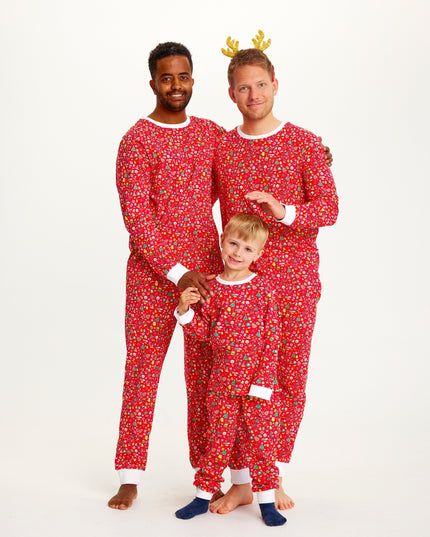 Crazy Christmas Pajamas Red for Kids