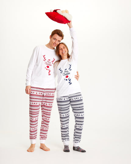 Cute Red Christmas Pajamas for Men