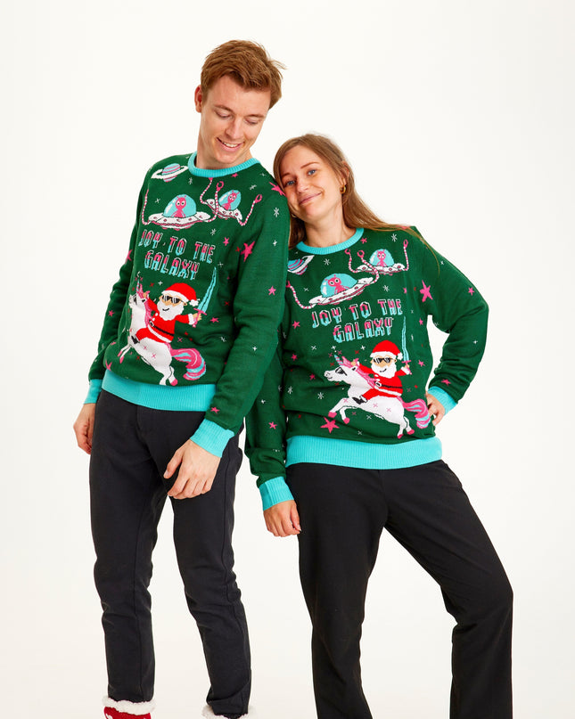 Joy To The Galaxy Sweater - Men