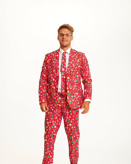 Awesome Red Christmas Suit