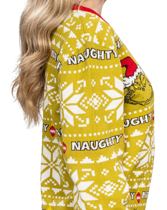 "Naughty" Grinch Ugly Christmas Sweater