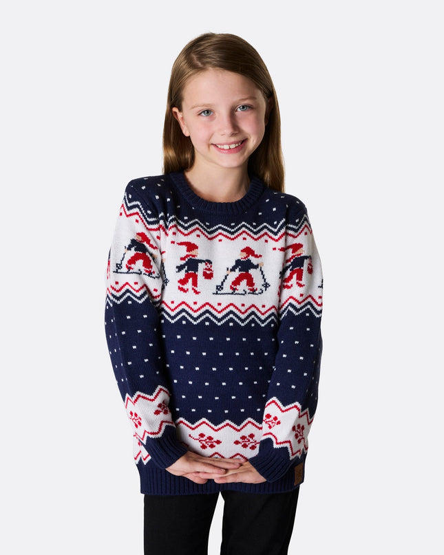 Kids' Christmas Scenery Sweater | Holiday Sweater for Kids