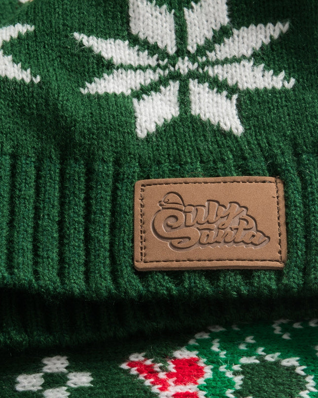 Family Green Christmas Sweater for Kids