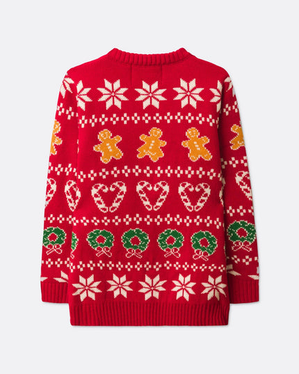Family Red Christmas Sweater for Kids