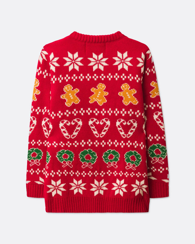 Family Red Christmas Sweater for Kids