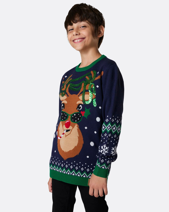 Kids' Rudolph Christmas Sweater