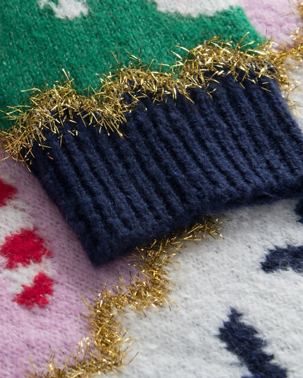 Kids' Striped Christmas Sweater