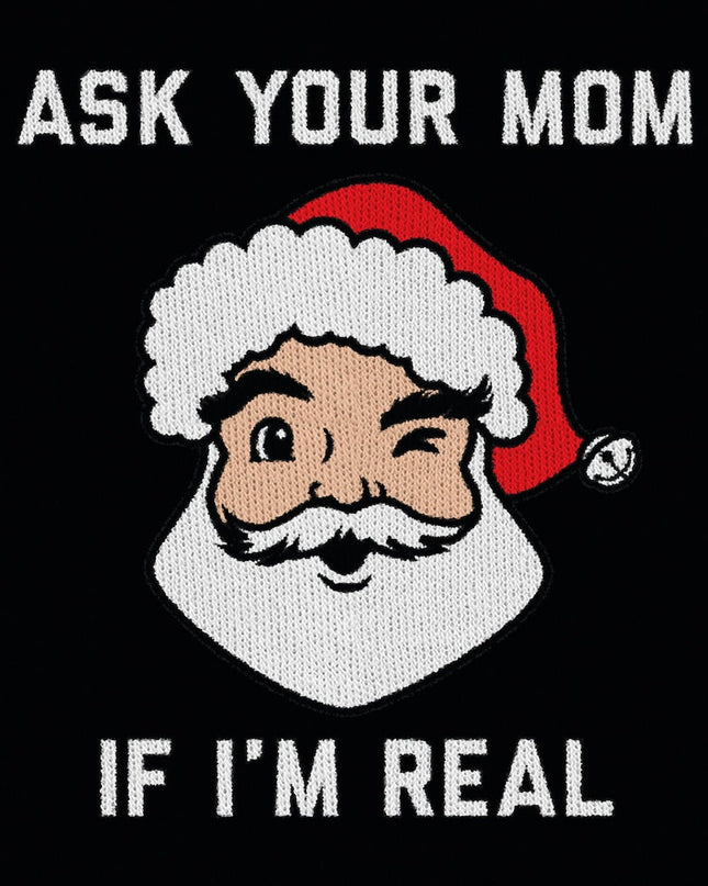 Women's Ask Your Mom Ugly Christmas Sweater