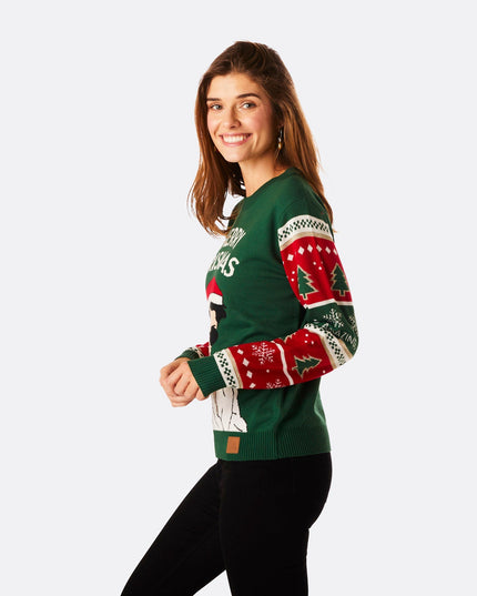 Women's Merry Krismas Christmas Sweater