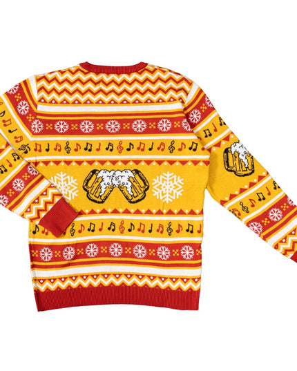 Kenosha Kickers Band Logo Ugly Christmas Sweater