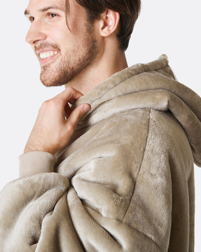 HappyHoodie Khaki for Adults - Versatile Loungewear