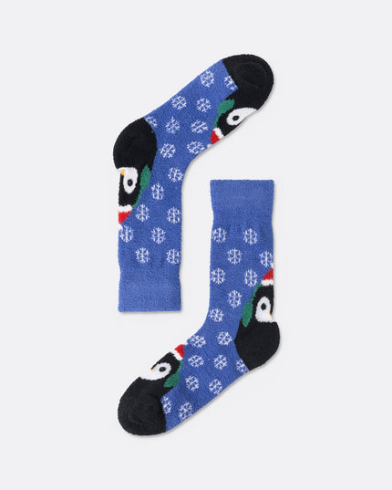 Kids' Fluffy Christmas Socks (3-pack)