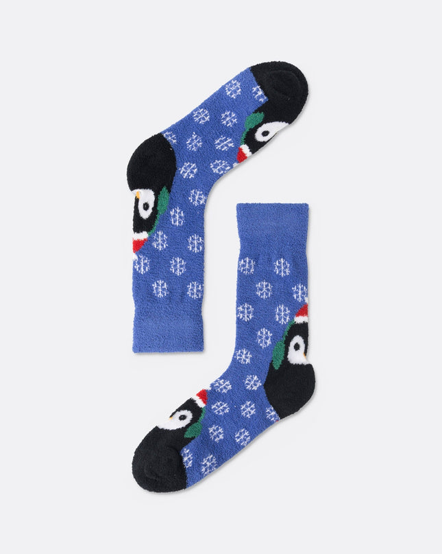Kids' Fluffy Christmas Socks (3-pack)