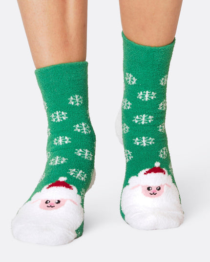 Kids' Fluffy Christmas Socks (3-pack)