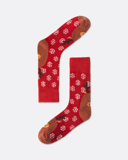 Kids' Fluffy Christmas Socks (3-pack)