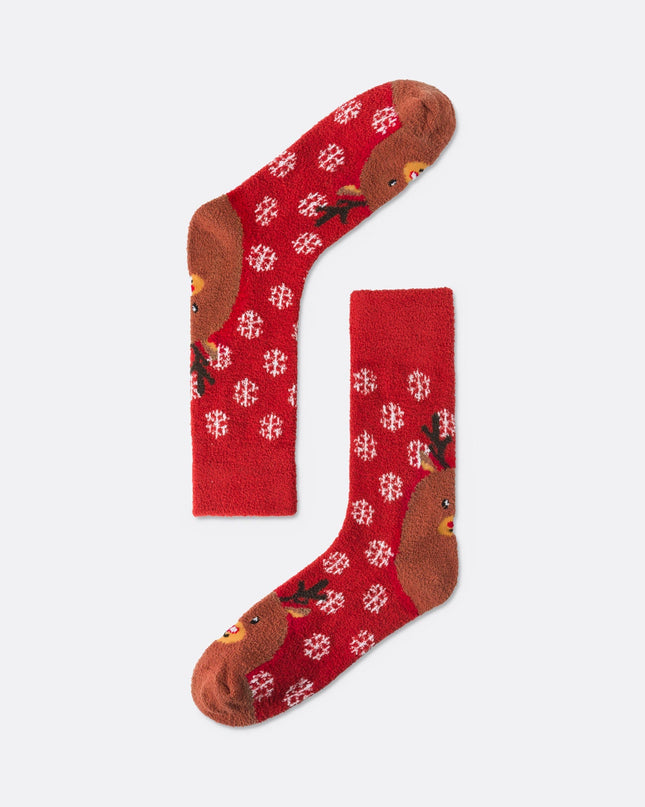 Kids' Fluffy Christmas Socks (3-pack)