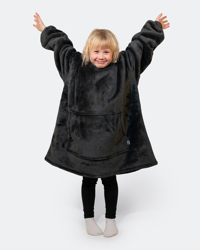 Kids' Grey Happy Hoodie